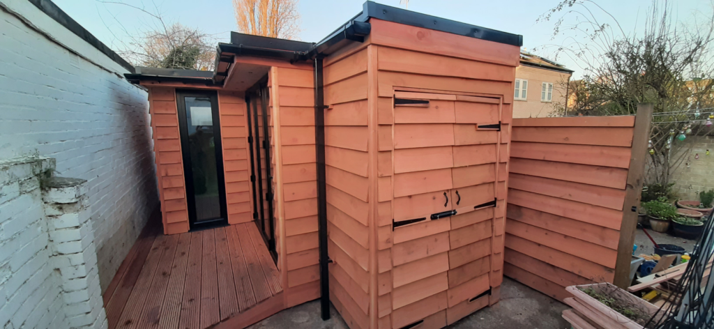 art space and guest room Cambridge garden office 4