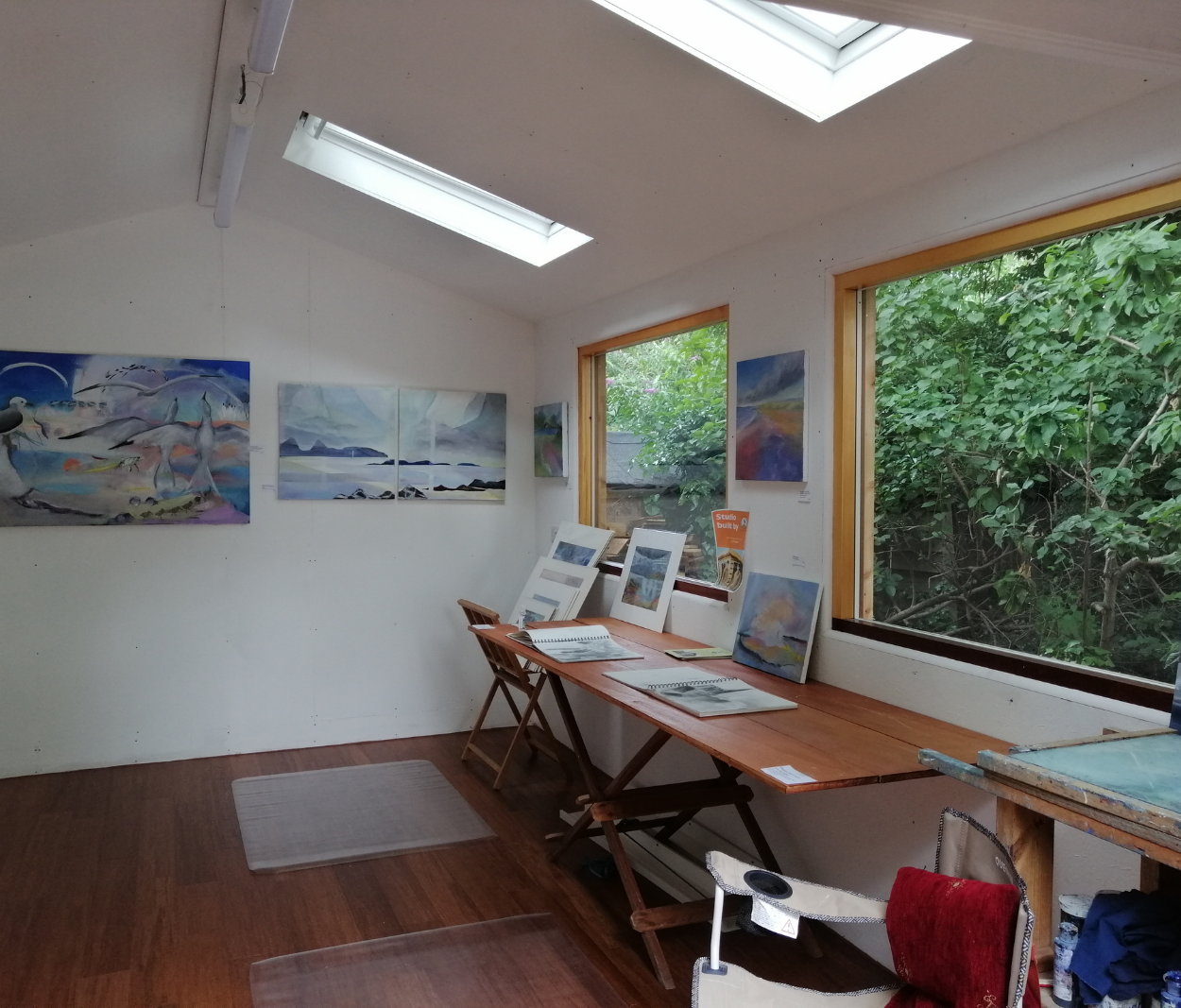 GABLE ROOFED ART STUDIO