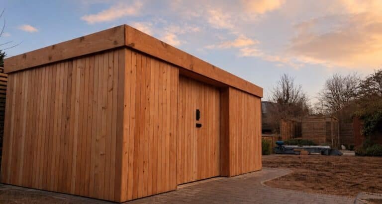 BIKE SHED AND BIN STORE