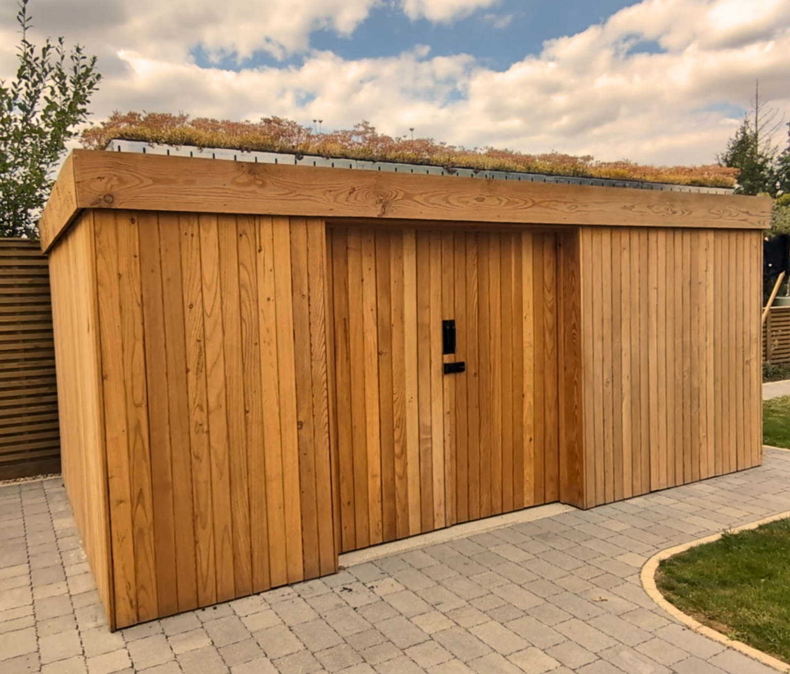 BIKE SHED AND BIN STORE